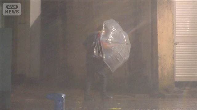 統計史上初 茨城に台風上陸 土砂災害や冠水に注意