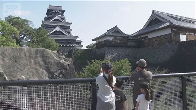 “復興のシンボル”熊本城、再び開園 さっそく行列 観光客の戻りに期待