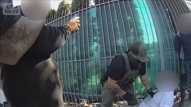 ICE LA一斉摘発時のボディカメラ映像を人権団体公開 強硬的な捜査手法明らかに