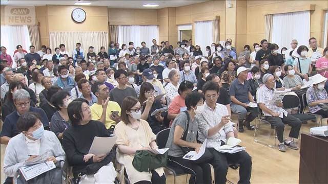 千葉豪雨 9人死亡1人不明 冠水地域の説明会に200人