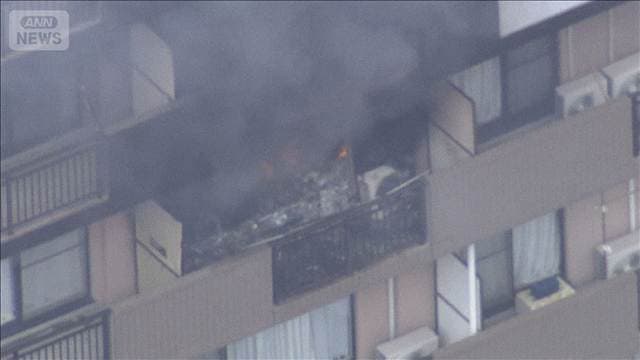 「爆発のような音がした」 千葉・木更津市でマンションで火災 消火活動続く