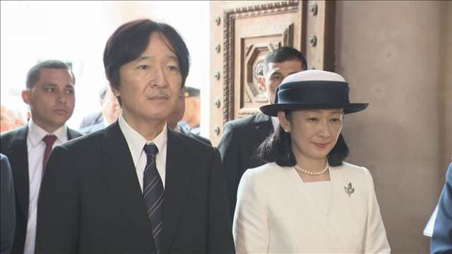 秋篠宮ご夫妻 パラグアイ到着 日本人移住90周年の記念式典も