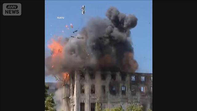 老朽化した給水塔 爆破の瞬間 アメリカ