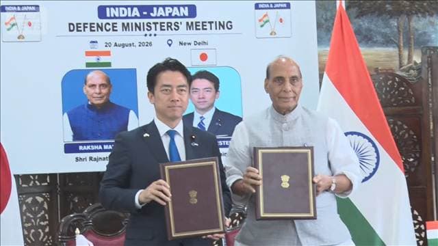 海洋安全保障協力の強化で一致 日印防衛相会談