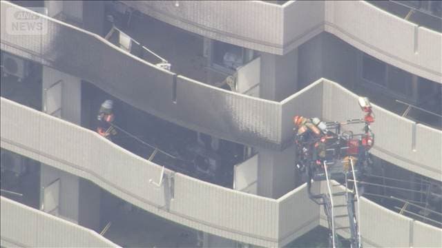 【速報】県営団地の3階から出火 逃げ遅れやけが人の確認急ぐ さいたま市