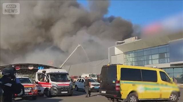 ロシアがウクライナの商業施設をドローン攻撃 16人死亡 130人超けが