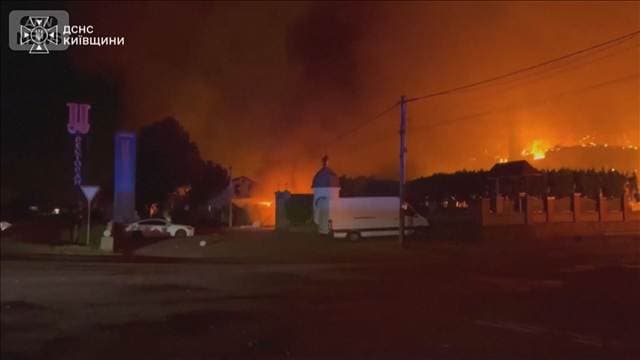 キーウ近郊でドローン攻撃後に大爆発 37人死亡 弾薬庫被害か…管理に過失の疑い
