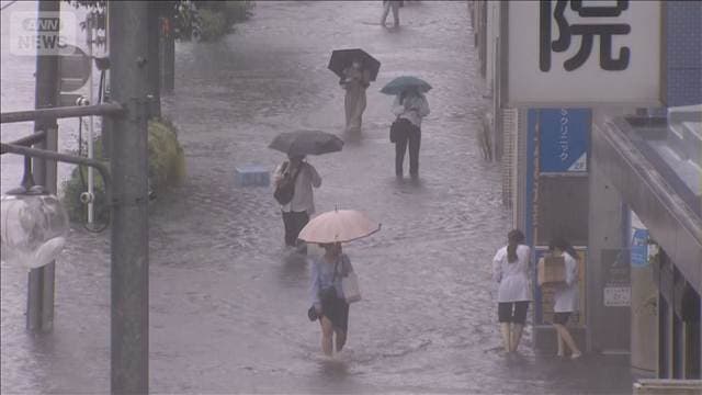 四国~東海で線状降水帯の恐れ 土砂災害や河川氾濫に警戒