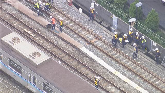 東西線の一部区間で運転見合わせ続く 妙典駅で架線が断線 全線再開夕方ごろの見込み