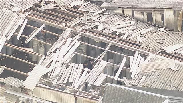 LPガス容器を扱う会社で爆発 こども園の園児ら一時避難 奈良市