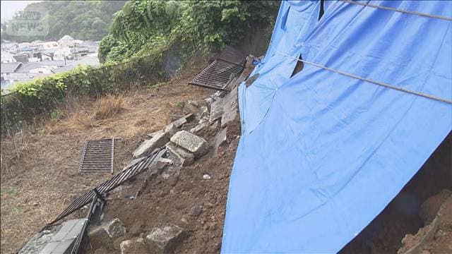 台風25号 関東に最接近へ 横浜市内の複数で土砂崩れ アパート被害なども