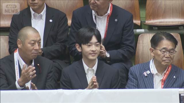 悠仁さま アジア大会の競技観戦 選手らの奮闘に拍手