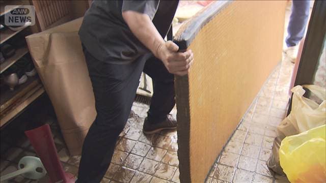 「全然片付かない…」台風で浸水被害 住宅の片付け 千葉・佐倉市