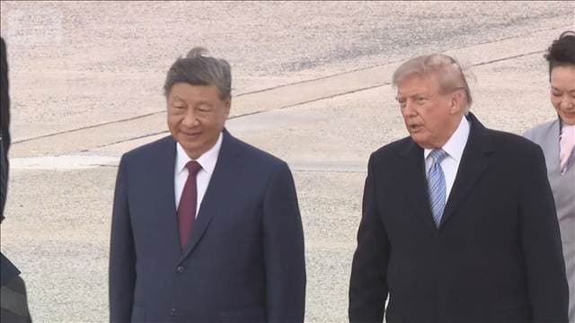 習主席が米到着 トランプ大統領が自ら出迎え 24日に首脳会談 貿易・AIなどが議題に