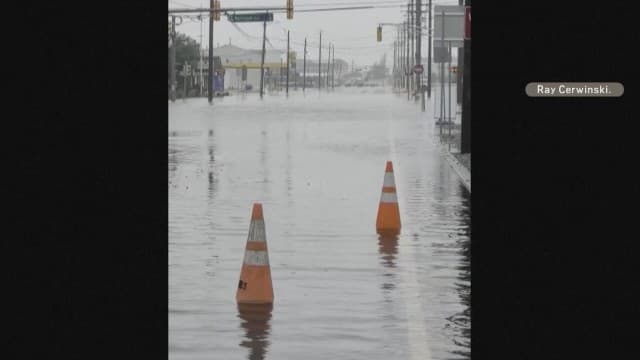 米北東部大荒れ、住宅街冠水 タイやインド、ネパールでも豪雨で洪水