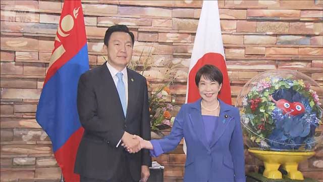 高市総理 モンゴル首相と会談 国際空港の拡張支援で合意