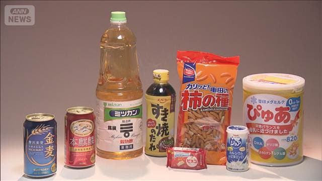 10月の飲食料品値上げ 3000品目超 酒税改正で「酒類・飲料」最多
