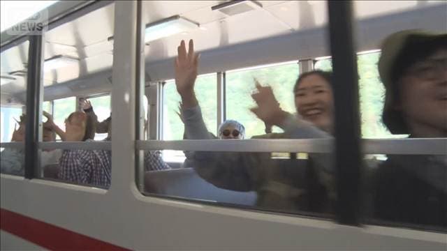 黒部峡谷鉄道3シーズンぶりに全線開通