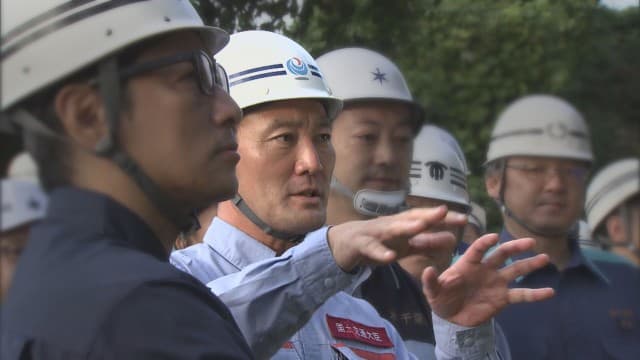 台風25号被災現場を国交大臣が視察 “決壊現場”や運転見合わせ路線など