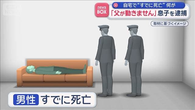 「父が動きません」息子を逮捕 自宅で“すでに死亡”何が 愛知・岡崎市