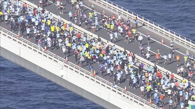 「ちばアクアラインマラソン」の開催見合わせ 台風によるJR運休など受け