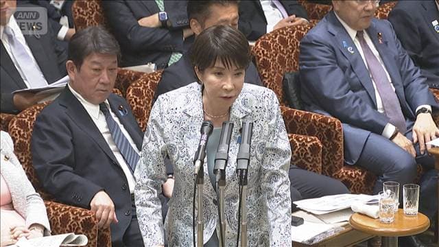 高市総理 小泉大臣に「総理はまだ早い」 国会で「小泉総理」と言い間違え取り消し