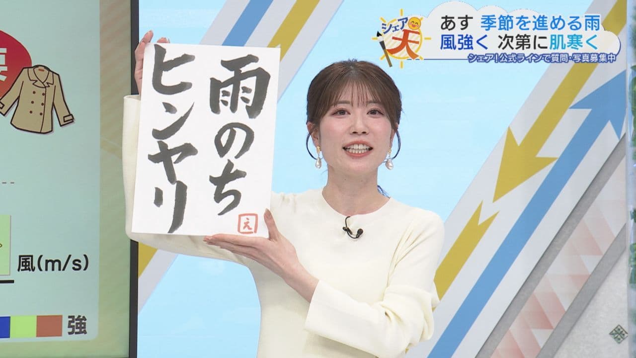 2026年10月13日放送 福島の天気 伊藤えがおのシェア天 【あすは会津中心に雨】