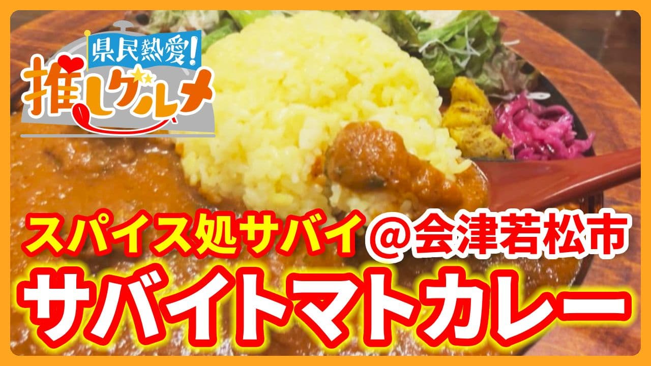 【推しグルメ】サバイトマトカレー / スパイス処サバイ (会津若松市)